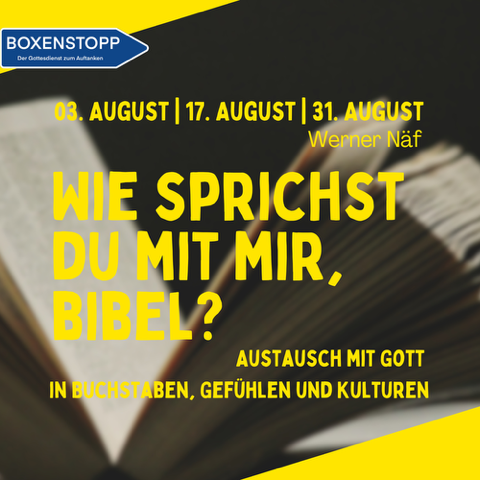 Wie sprichst du mit mir, Bibel? – Teil 2 // Werner Näf episode artwork